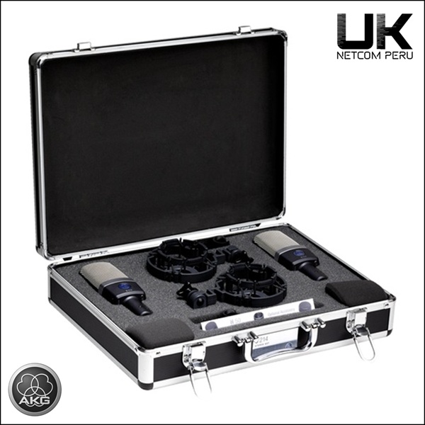 AKG C214 Stereo Set - Micrófono Condensador