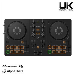 AlphaTheta DDJ-FLX2 - Controlador DJ compacto de 2 canales
