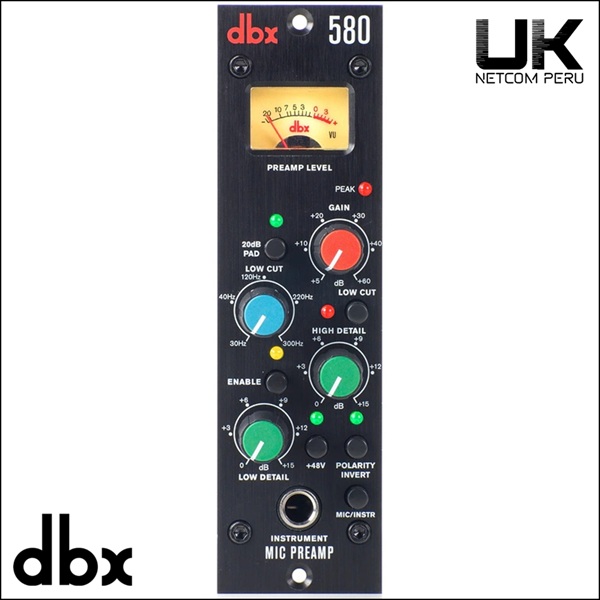 DBX 580 - Preamplificador de micrófono