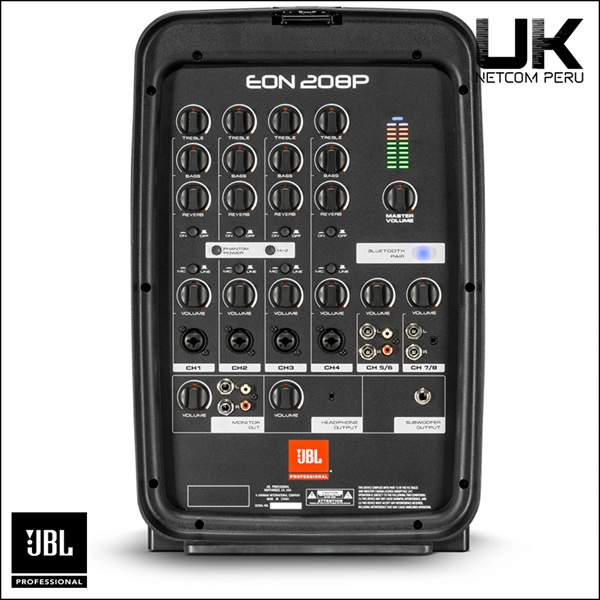 JBL EON208P - Sistema de PA de 2 vías con mezcladora amplificada y Bluetooth® - Imagen 4