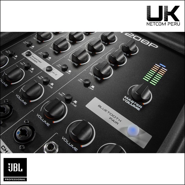 JBL EON208P - Sistema de PA de 2 vías con mezcladora amplificada y Bluetooth® - Imagen 5