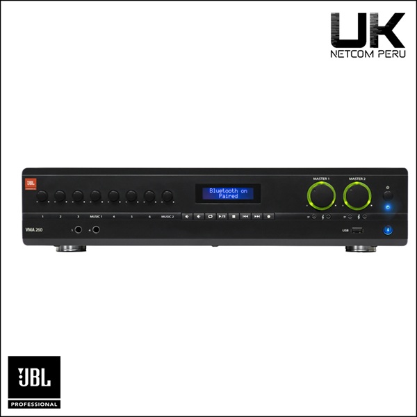 JBL VMA 260 - Mezcladora Amplificada de 5 canales de entrada 60W