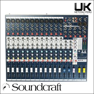 Soundcraft EFX12 - Mezcladora análoga con efectos Lexicon® de 12 canales