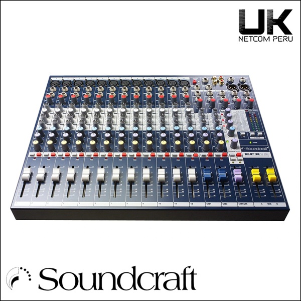Soundcraft EFX12 - Mezcladora análoga con efectos Lexicon® de 12 canales - Imagen 2