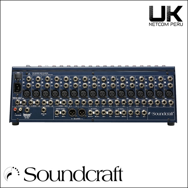 Soundcraft FX16ii - Mezcladora análoga con efectos Lexicon® de 16 canales para grabación y en vivo - Imagen 3