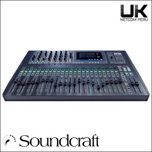 Soundcraft Si Impact - Mezcladora digital de 80 canales, interfaz USB de 32 entradas/32 salidas y control mediante iPad