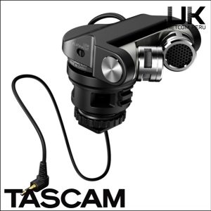 Tascam TM-2X - Micrófono Condensador stereo para cámaras DSLR